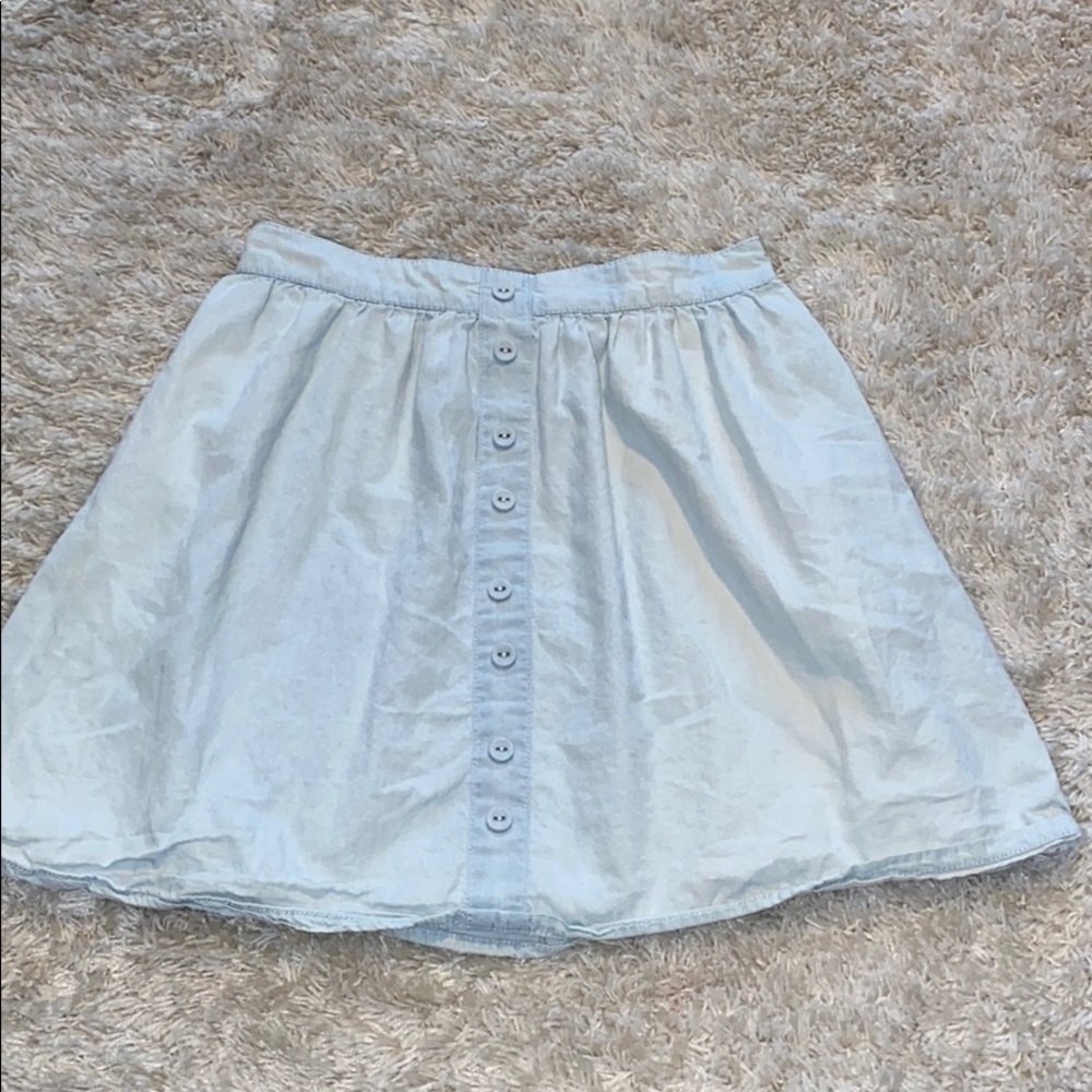 flowy skirt with buttons